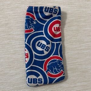 CUBS Blue and Red sunglasses Pouch
